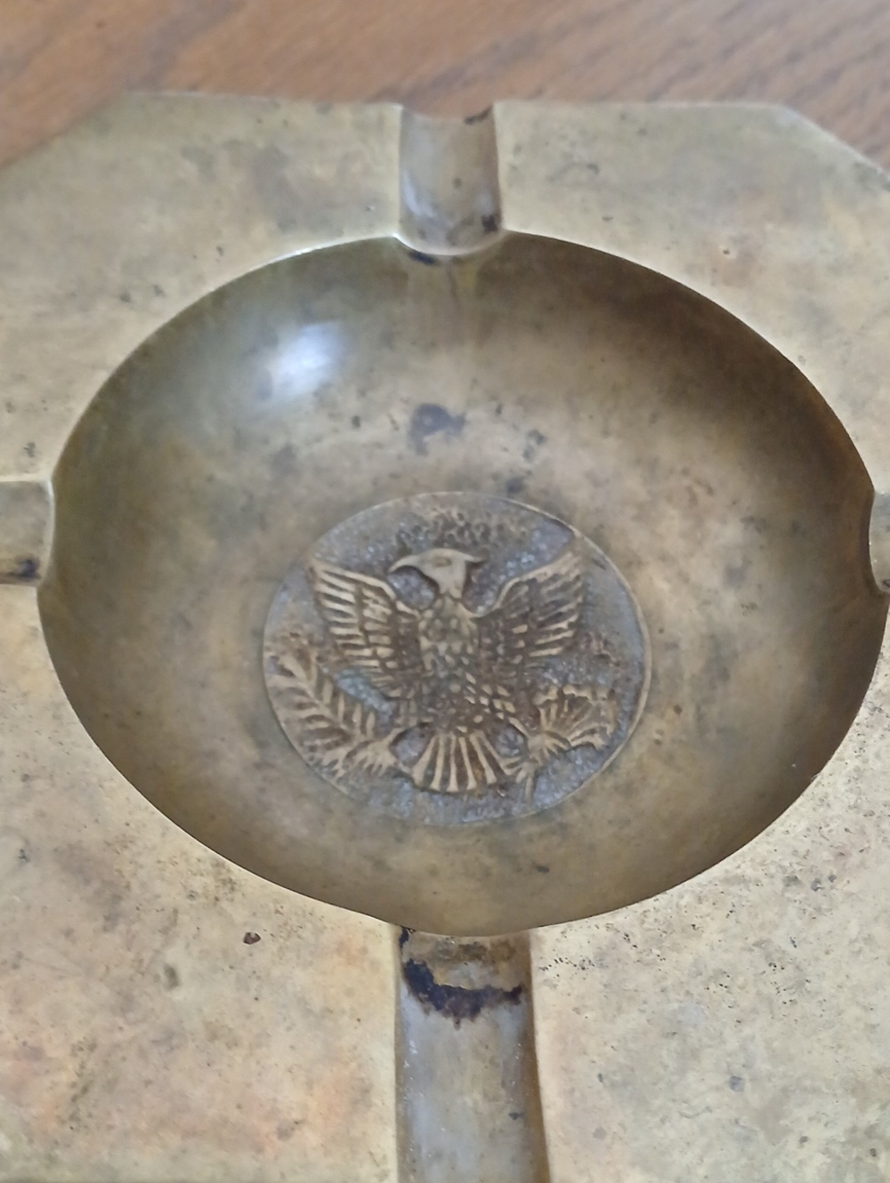 Brass Eagle Decorative Ashtray - Unbranded